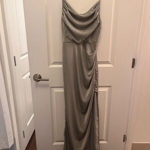 Elegant Sage Green Formal Gown